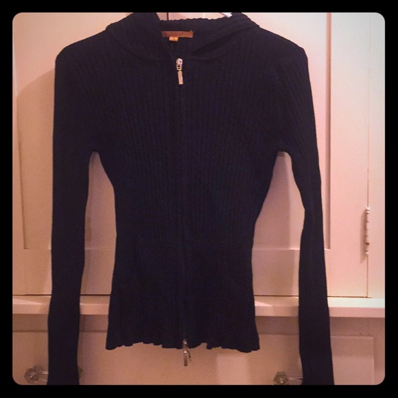 Belldini Sweaters - Belldini Black Zip Up Hoodie Size Small